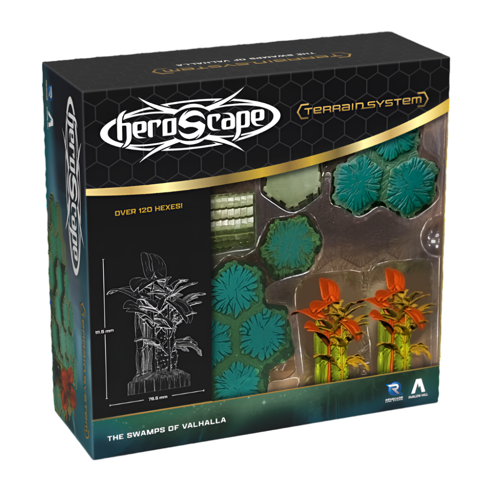 heroscape terrain system swamps valhalla renegade avalon hill