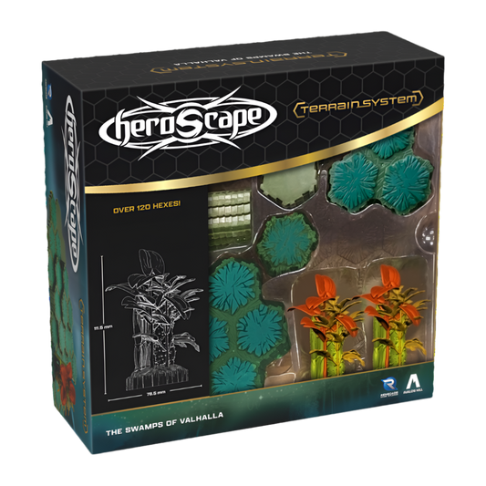 heroscape terrain system swamps valhalla renegade avalon hill