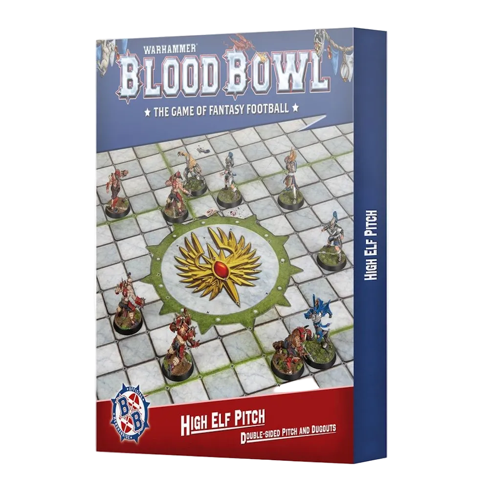 blood bowl fantasy football high elf pitch