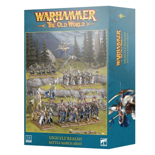warhammer the old world high elf realms battle march army