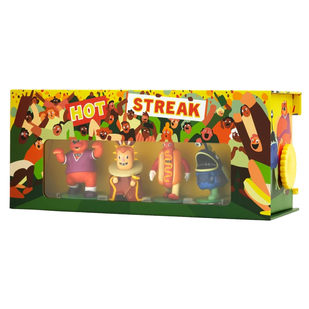 hot streak board game bear queen hotdog fish