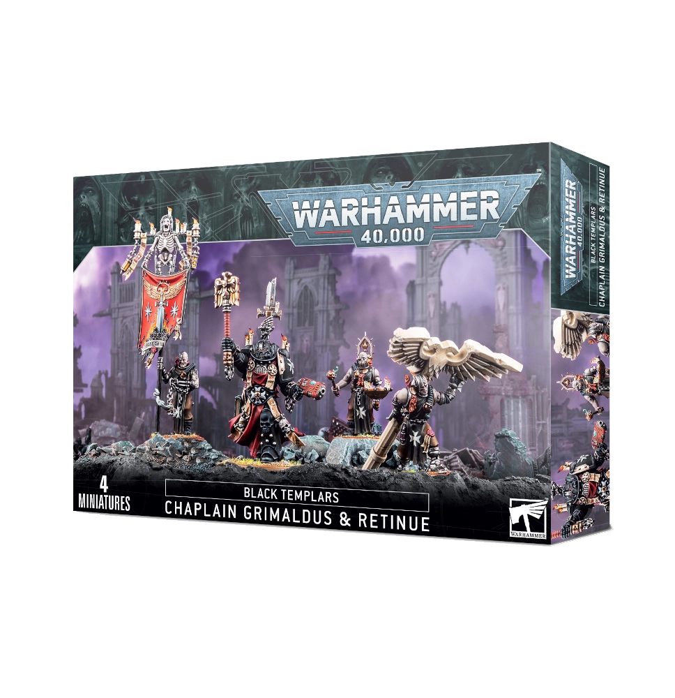 chaplain grimaldus and retinue black templar warhammer 40k