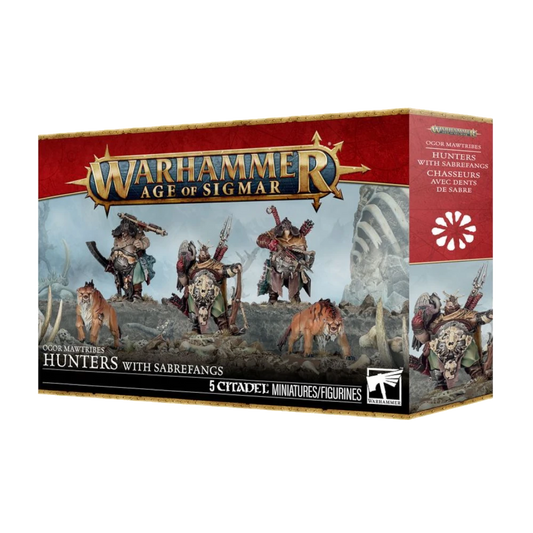 warhammer age of sigmar ogor mawtribes hunters with sabrefangs