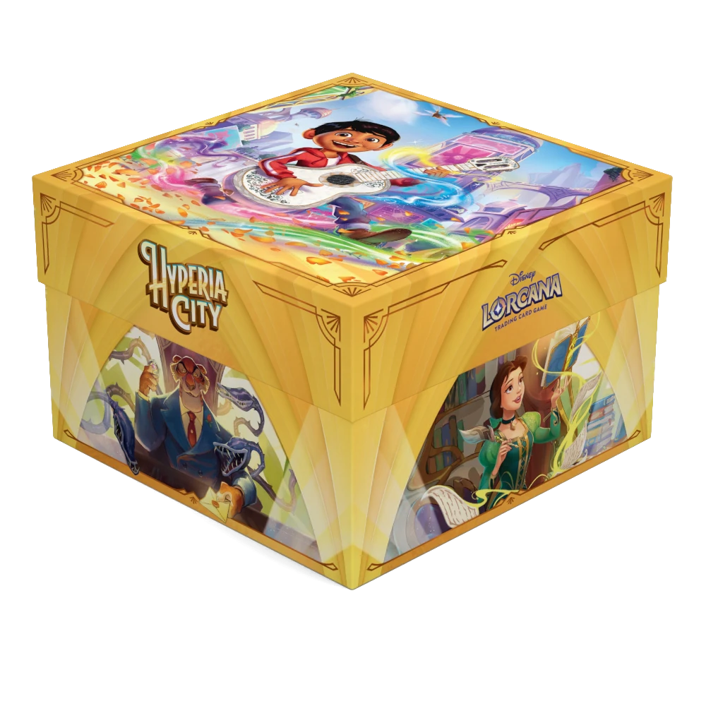 disney lorcana trading card game hyperia city illumineers trove