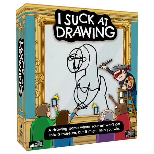 suck drawing game art museum win exploding kittens