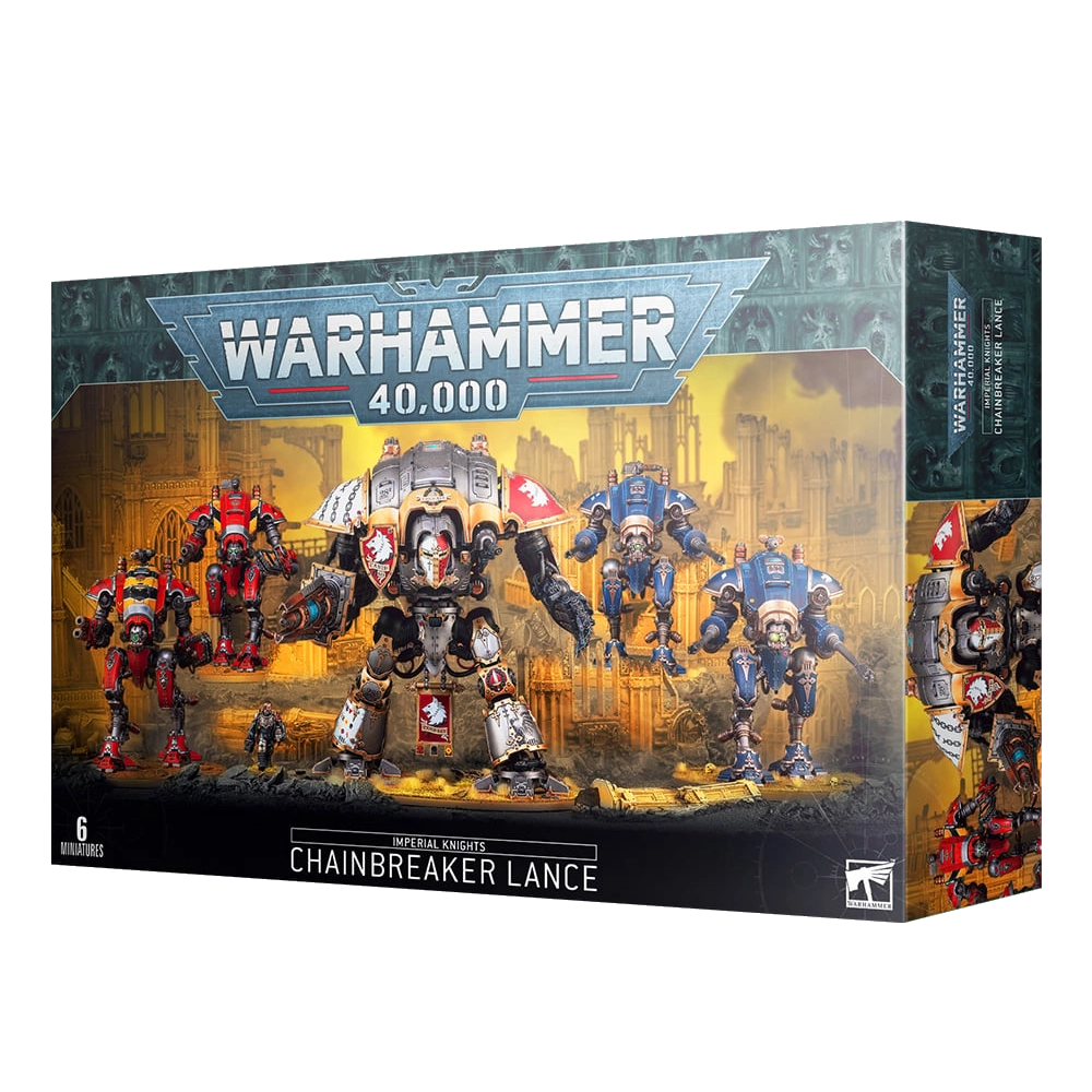 warhammer 40000 imperial knights chainbreaker lance canis rex armiger