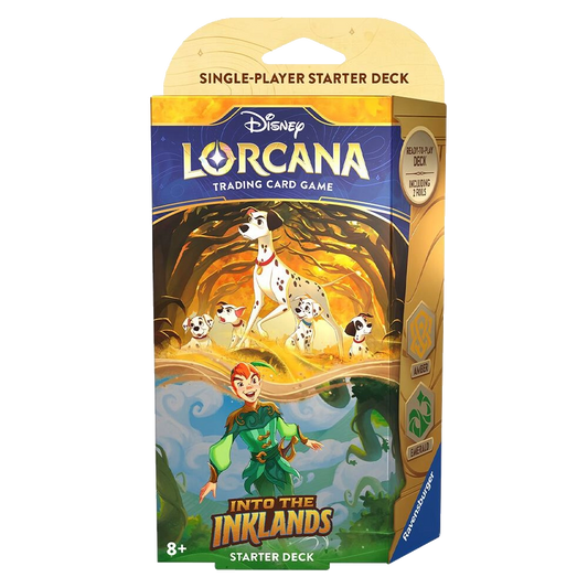  inklands starter deck amber emerald lorcana disney
