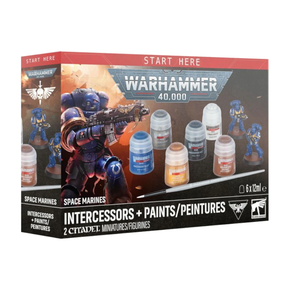 warhammer wh40k intercessors paints space marines