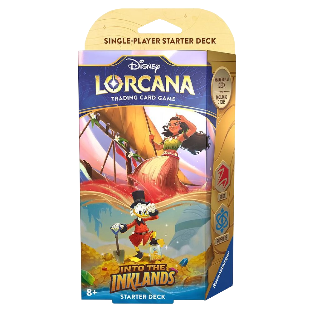 lorcana disney inklands ruby sapphire starter deck