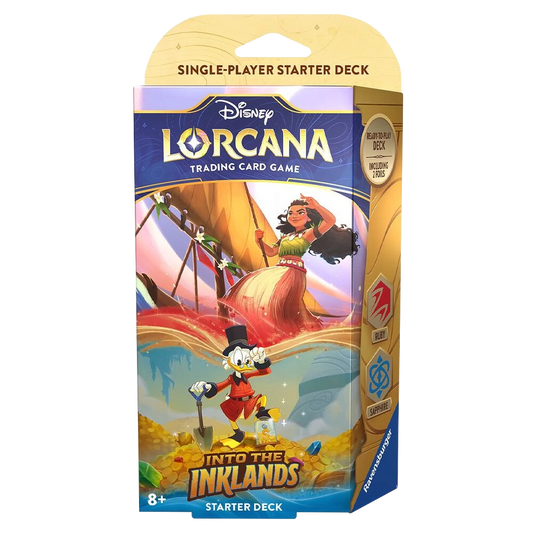 lorcana disney inklands ruby sapphire starter deck
