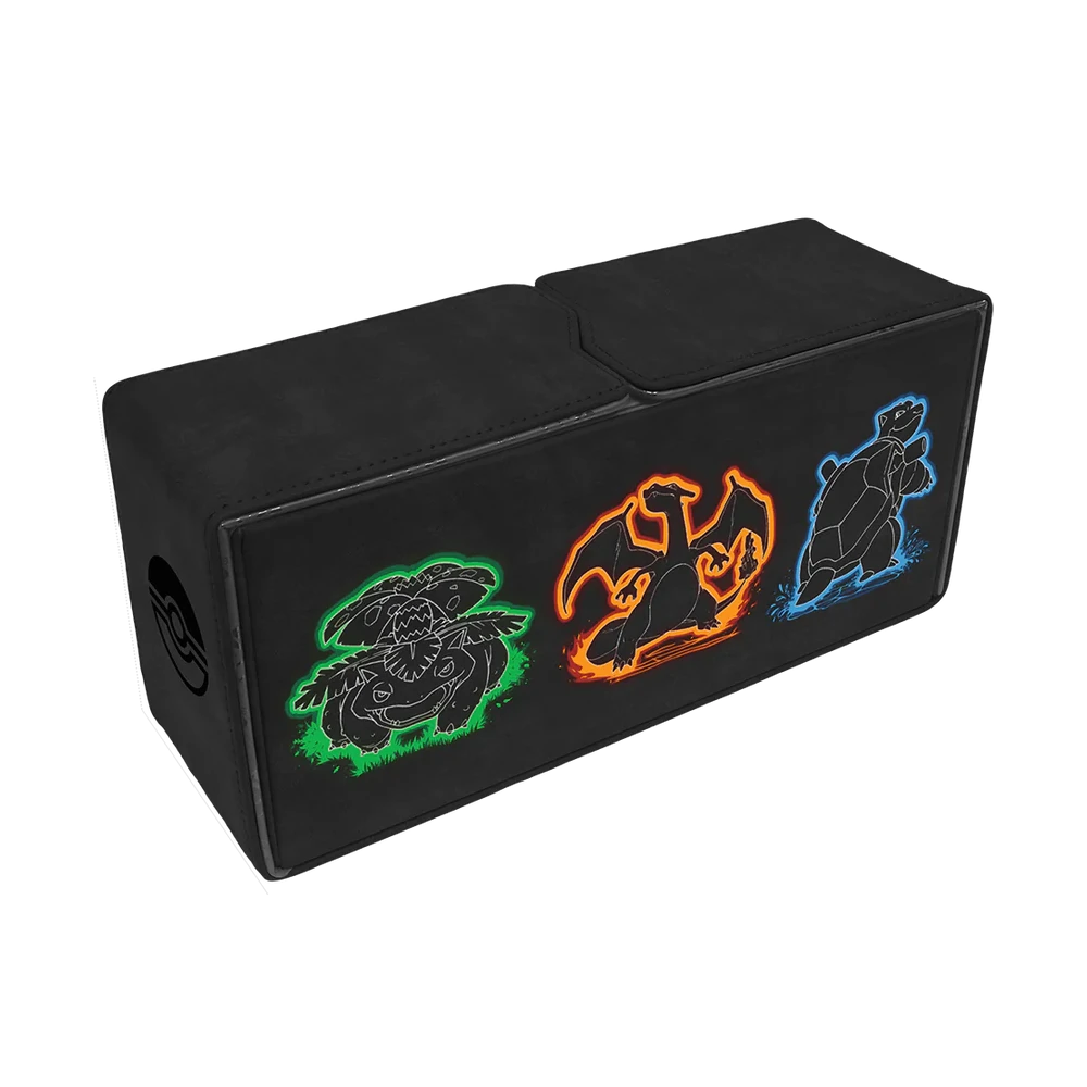 ultra pro neon kanto starters deck box venusaur