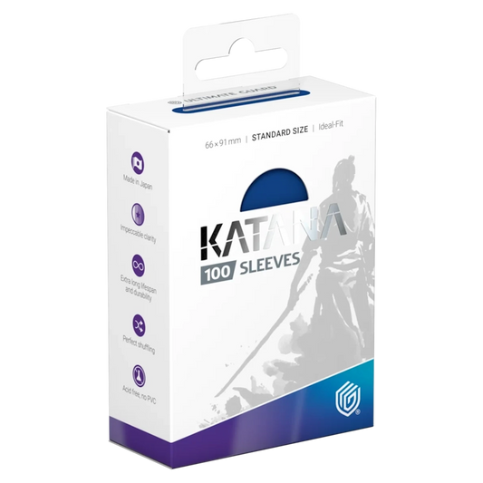 premium card game sleeves katana blue bird