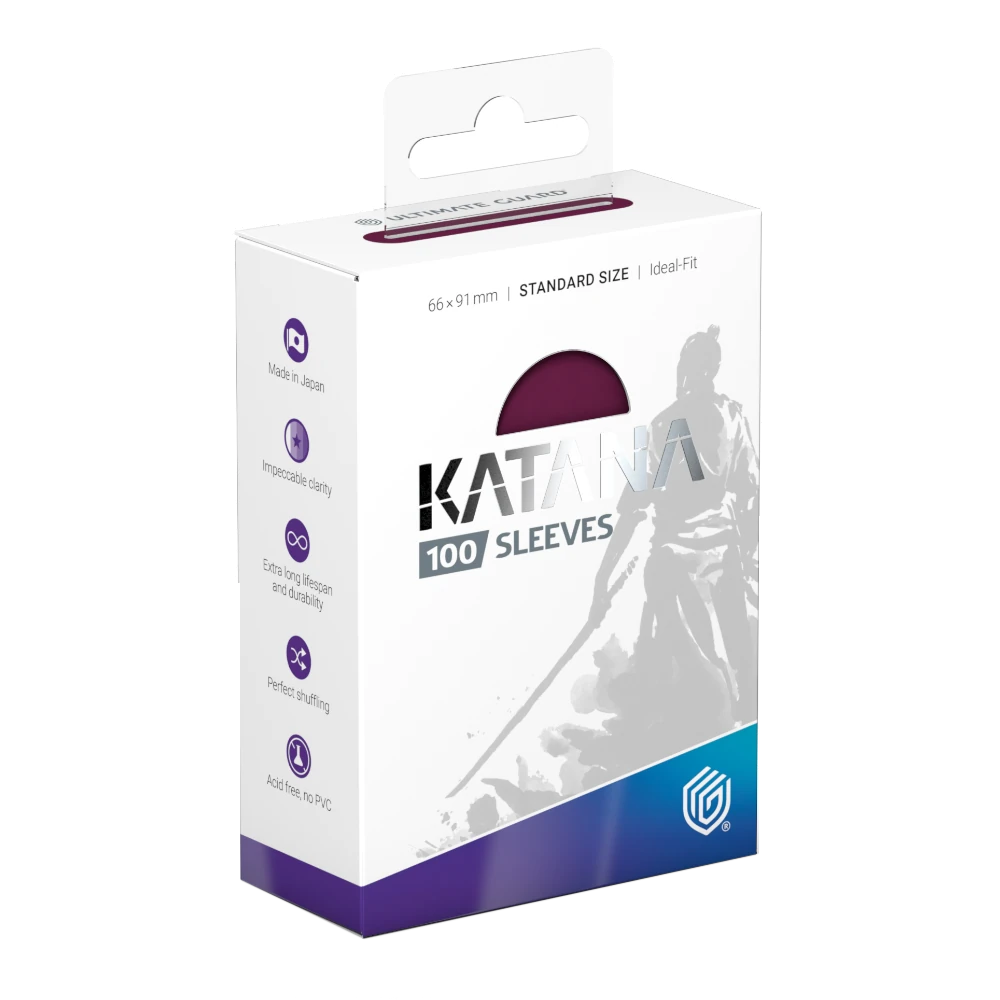 katana sleeves radiant plum standard size