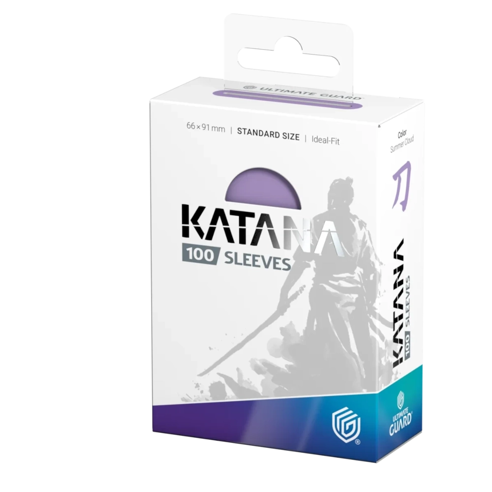 katana 100 card sleeves ultimate guard summer cloud
