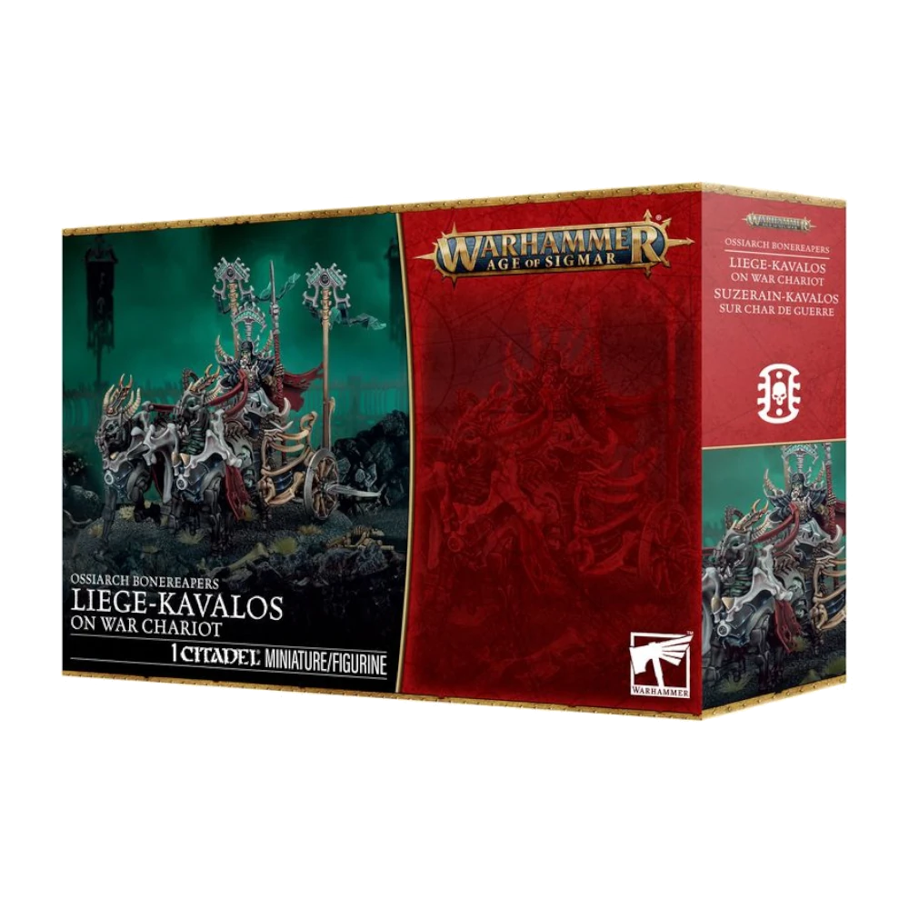 warhammer age sigmar ossiarch liege kavalos war chariot