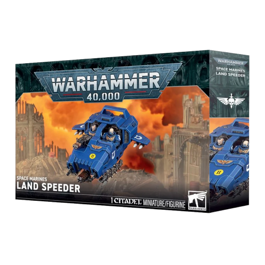 warhammer 40k space marines land speeder citadel miniature