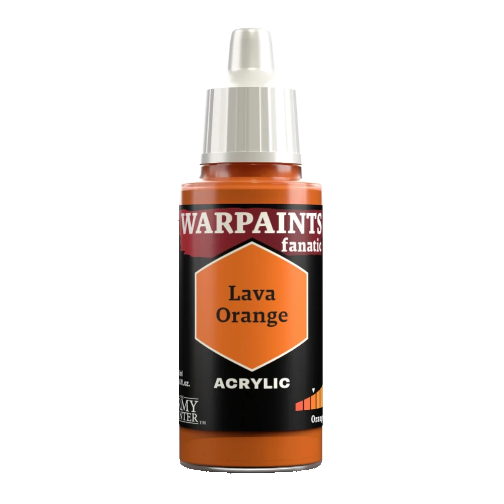 army painter warpaints fanatic paint acrylic lava orange