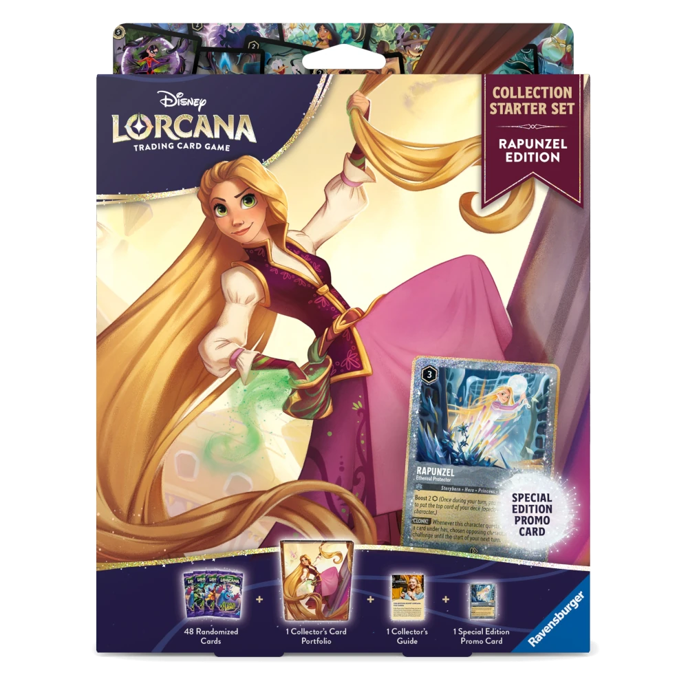 disney lorcana trading card game rapunzel collector starter