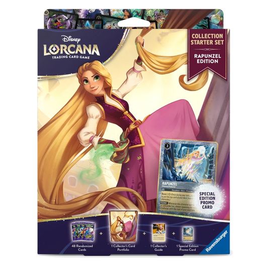 disney lorcana trading card game rapunzel collector starter