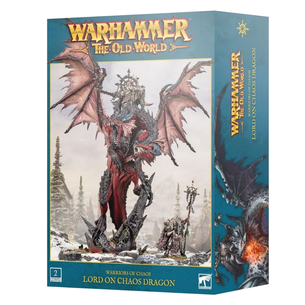 warhammer old world warriors chaos lord dragon