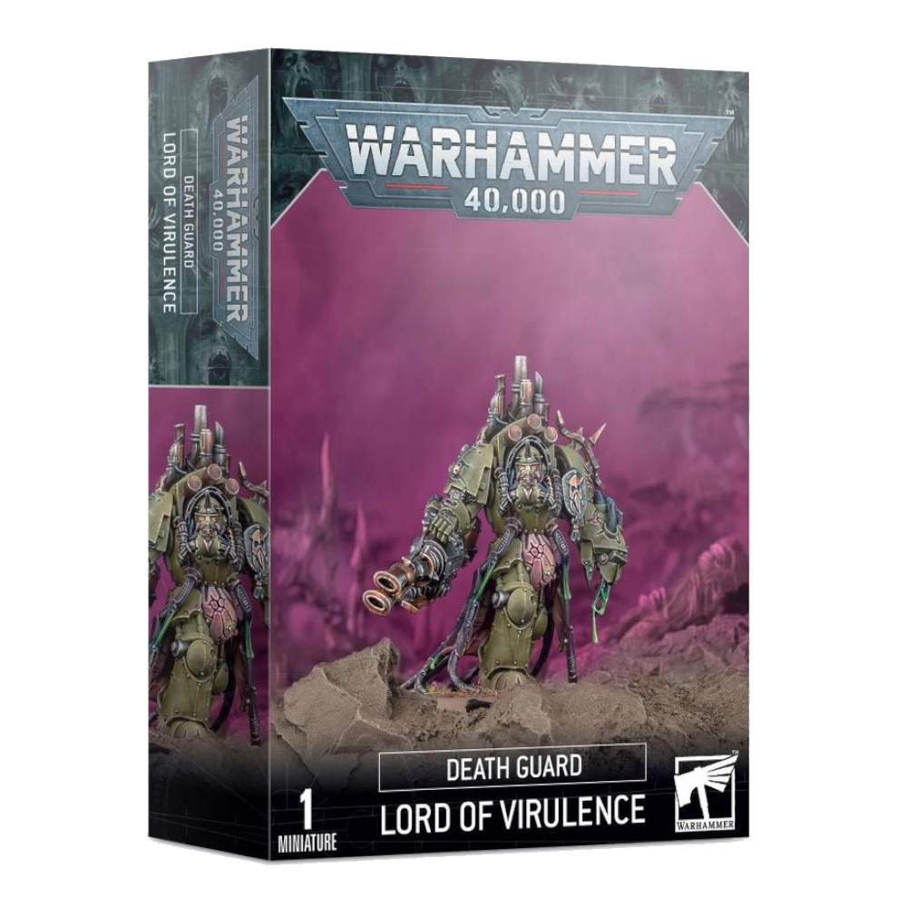 warhammer 40k death guard lord virulence citadel miniature