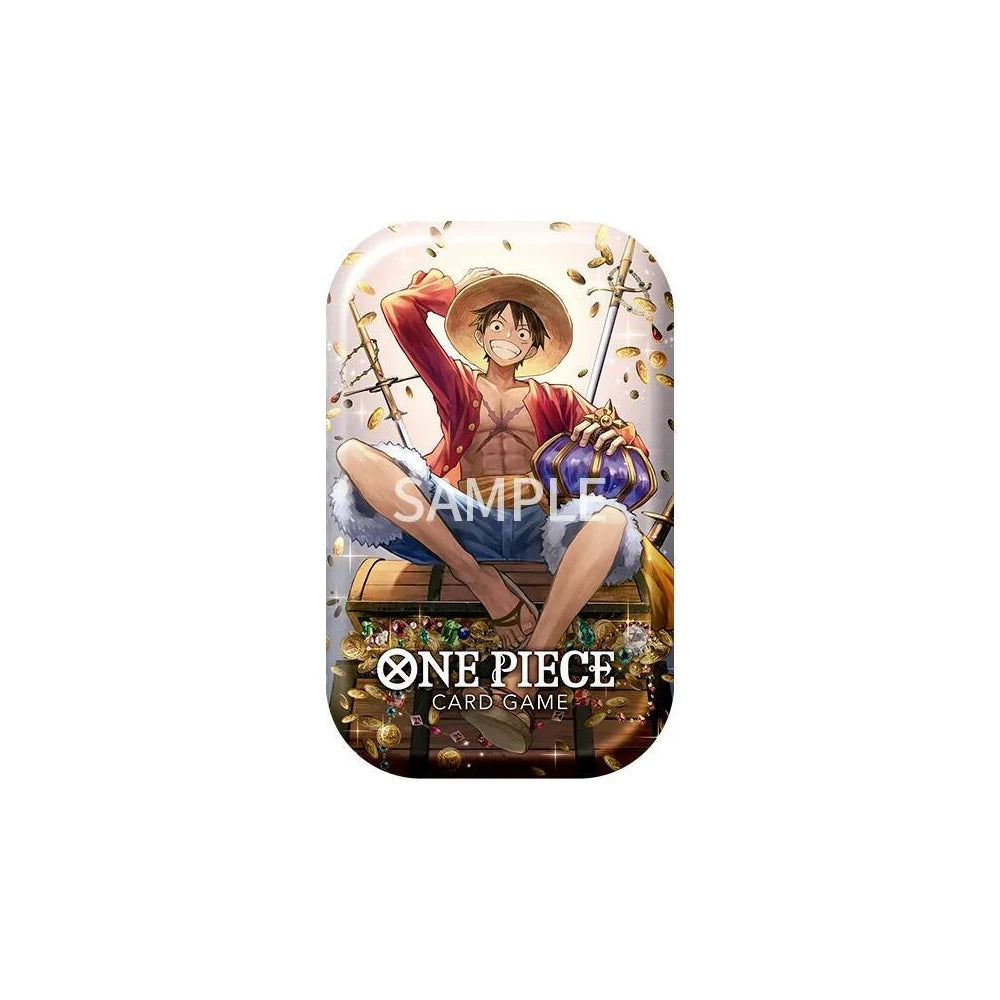 one piece card game tin pack set luffy