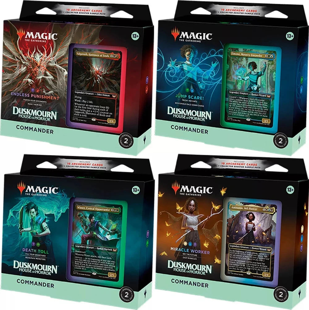 Magic The Gathering Duskmourn Commander Decks
