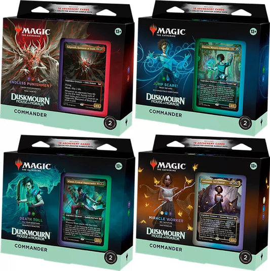 Magic The Gathering Duskmourn Commander Decks