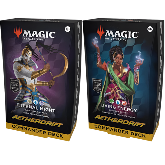 magic gathering aetherdrift commander deck living energy eternal might