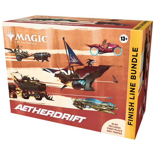 magic gathering aetherdrift finish line bundle trading card