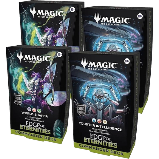 magic gathering edge eternities commander deck cards tcg
