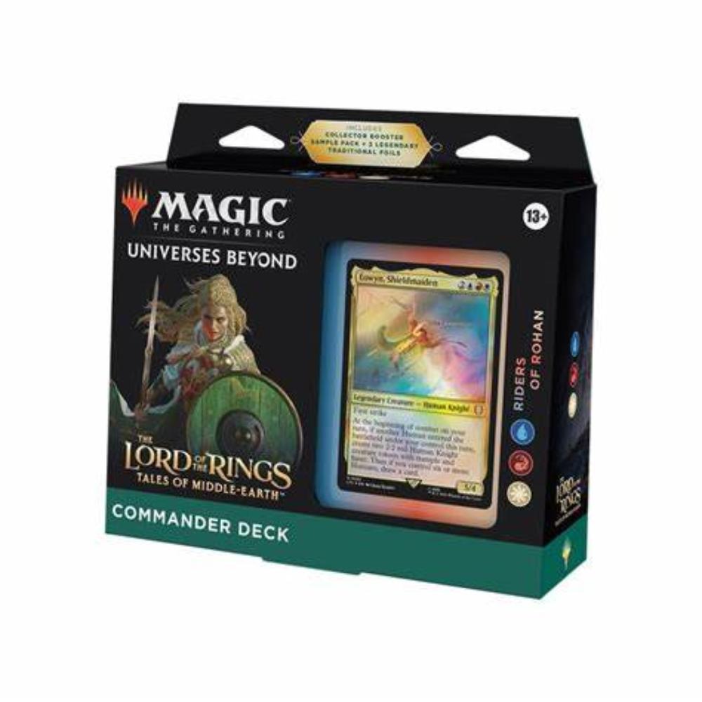 Magic the gathering lord of the rings commander deck riders of rohan box