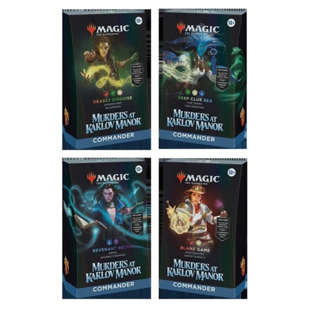 magic the gathering murders at karlov manor commander decks