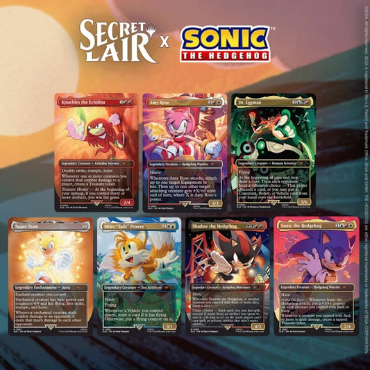 magic gathering secret lair sonic hedgehog sega eggman