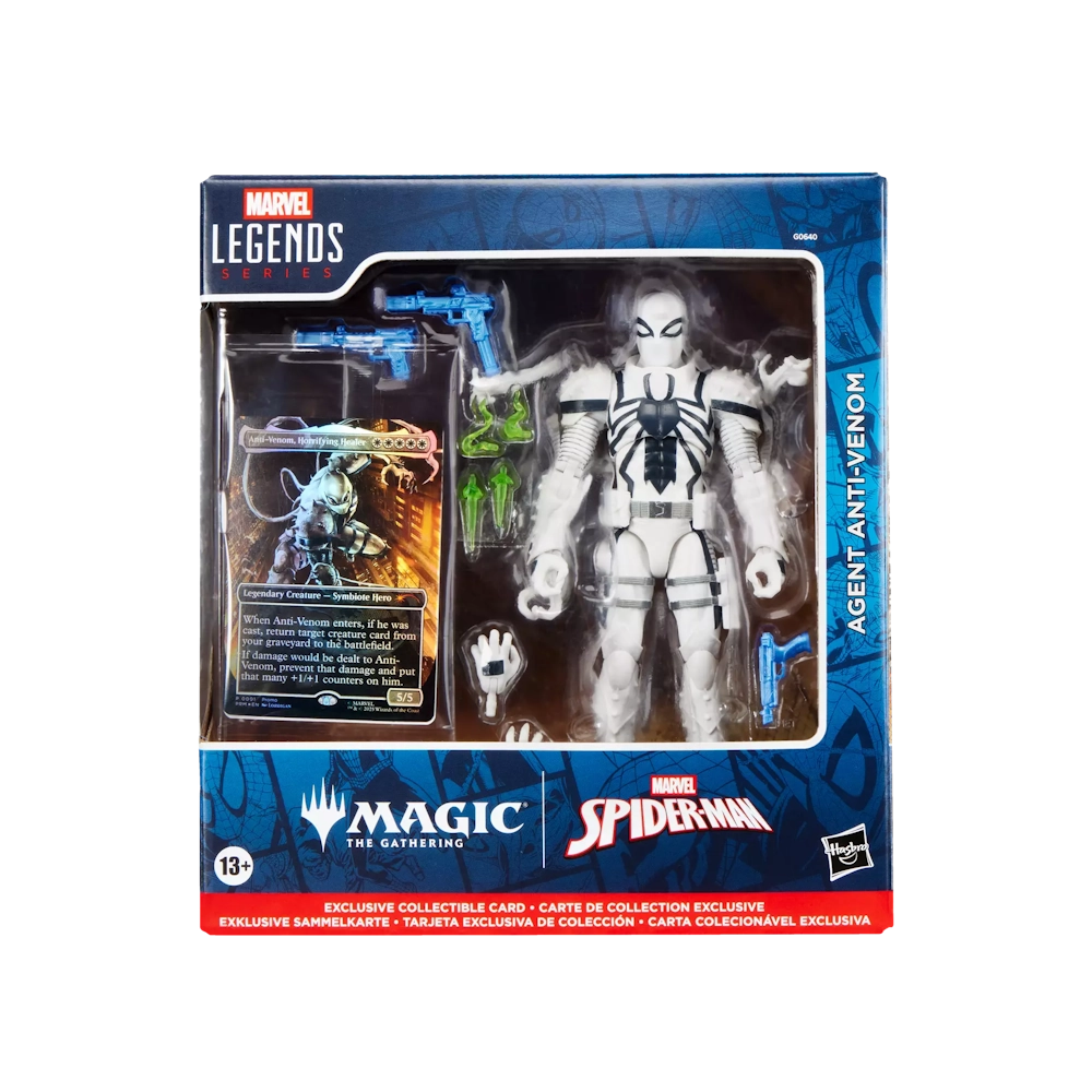magic gathering marvel legends agent anti venom spiderman