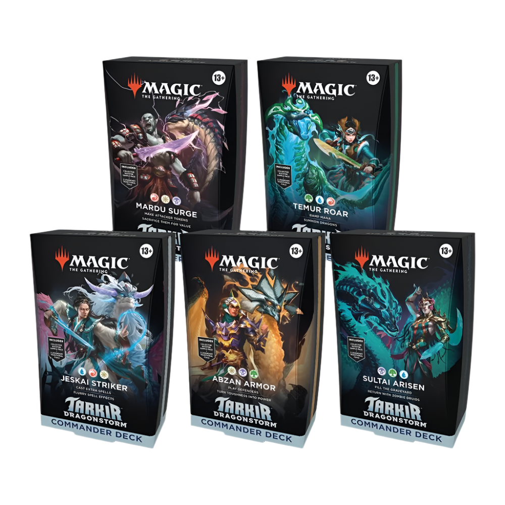magic gathering tarkir dragonstorm dragons commander deck tcg