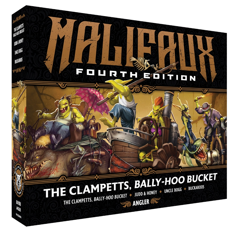 malifaux fourth edition clampetts bally hoo bucket miniatures