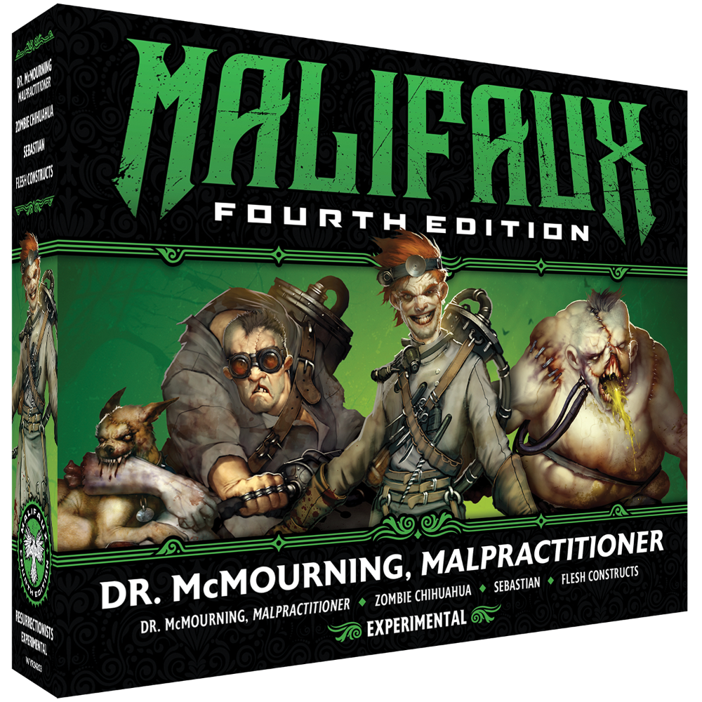 wyrd games malifaux fourth edition mcmourning malpractitioner box 