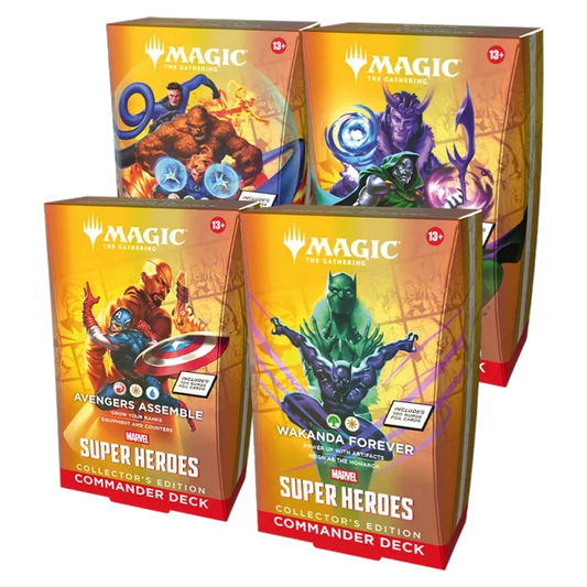 magic gathering marvel super heroes commander deck