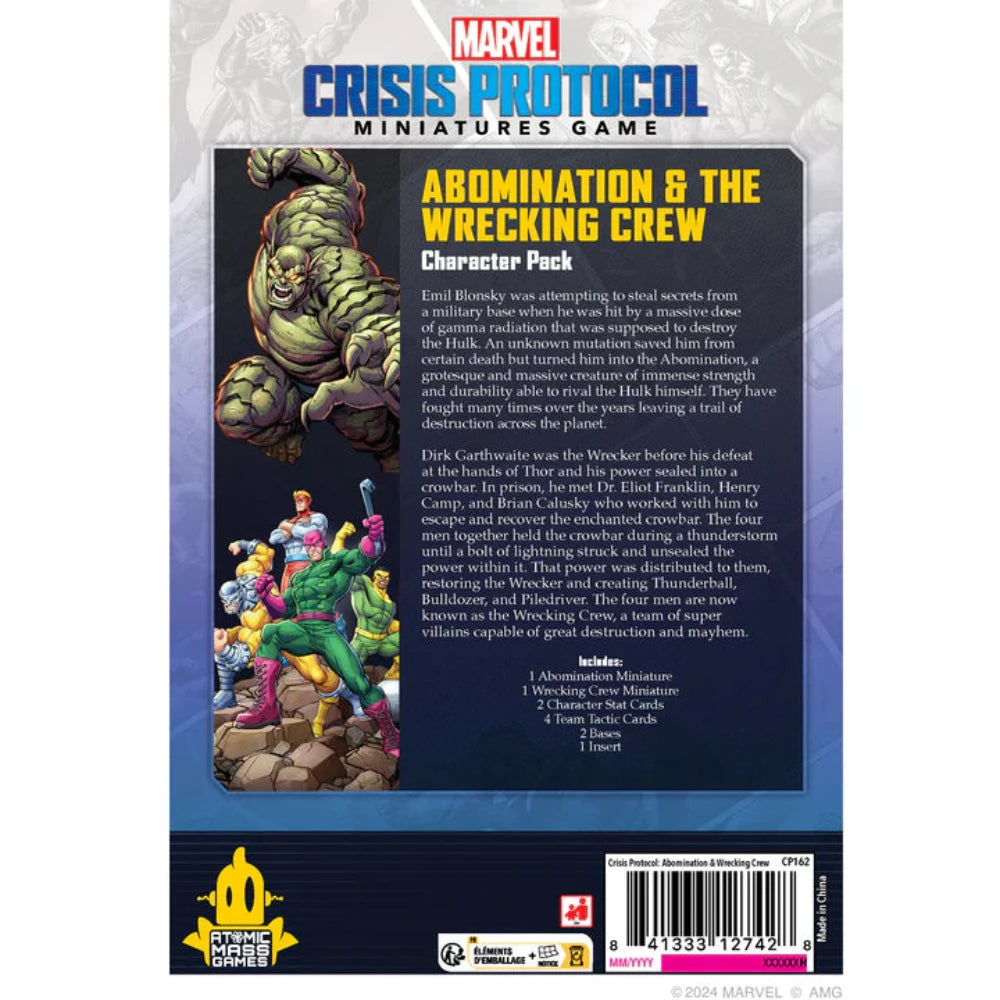 abomination the wrecking crew atomic mass games