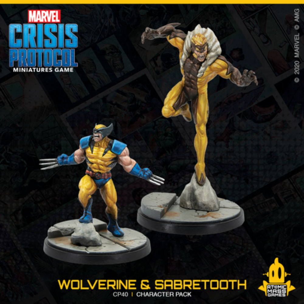 Mcp Sabertooth Marvel Crisis Protocol: Wolverine & Sabretooth CP40 – The Game Store