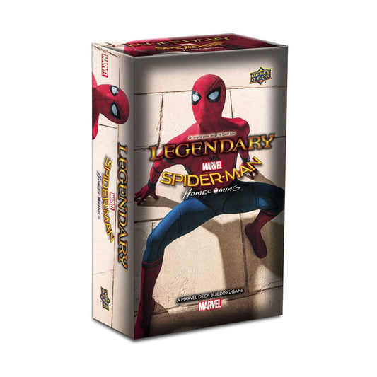 marvel studios legendary spiderman homecoming deck building game
