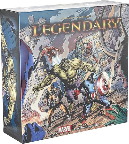 legendary marvel deck building card game avengers xmen