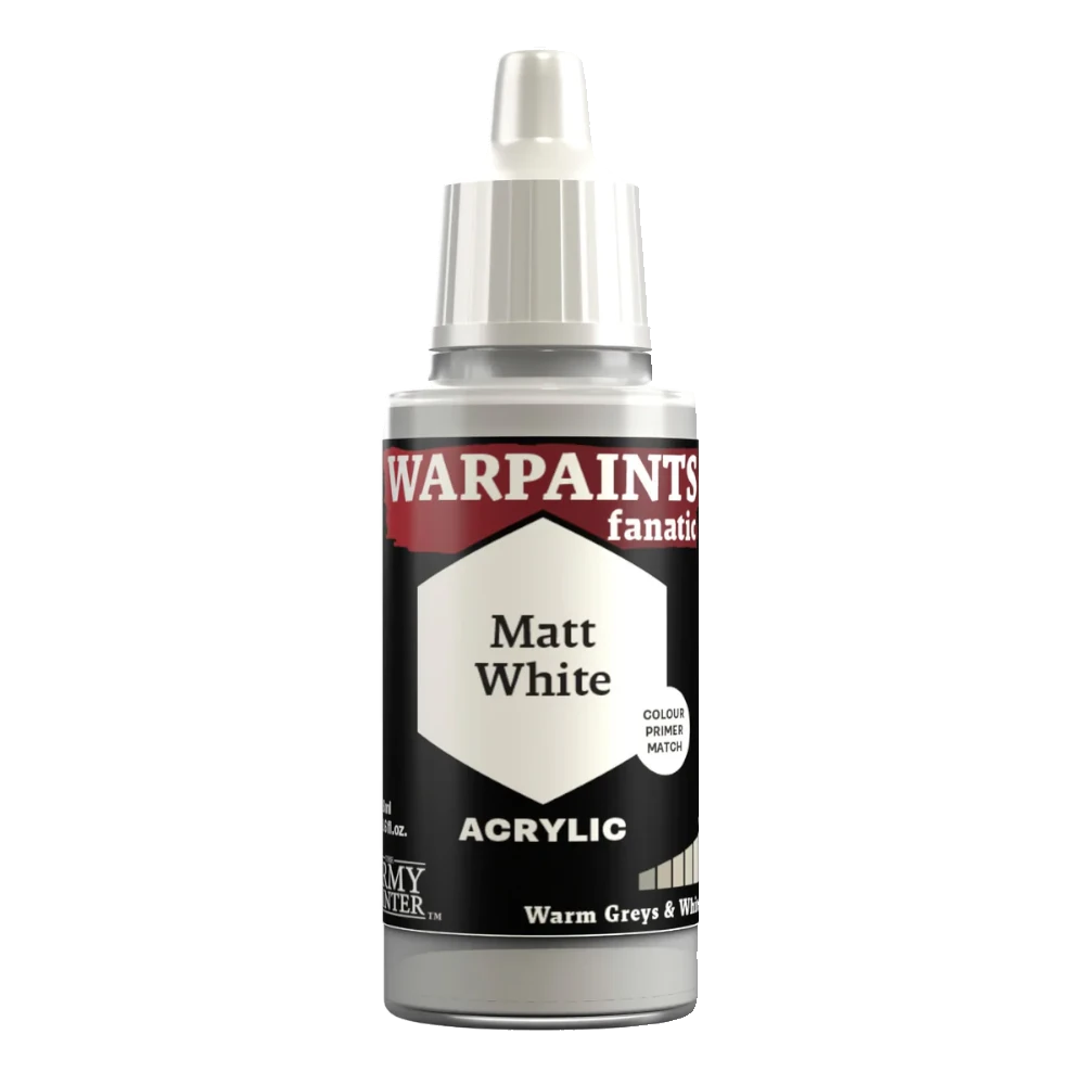 army painter warpaints fanatic paint acrylic matt white