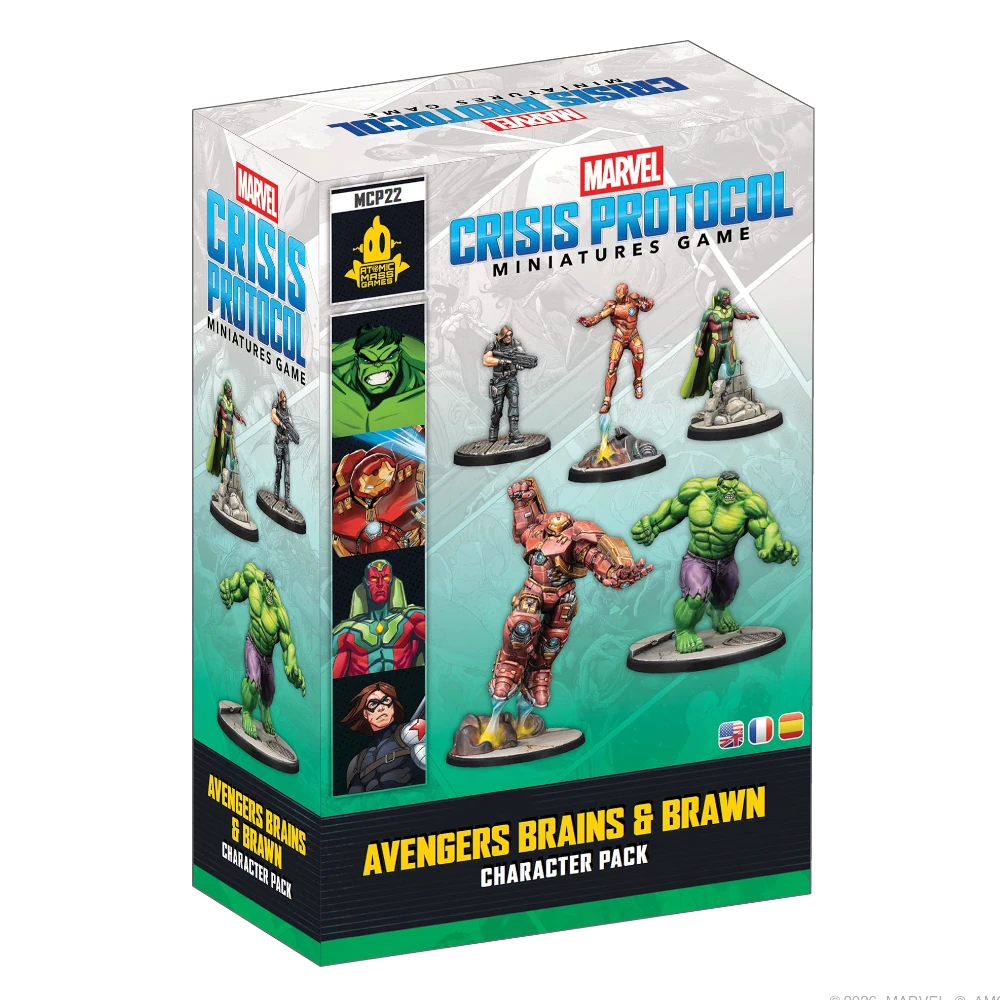 marvel crisis protocol avengers brain and brawns character pack