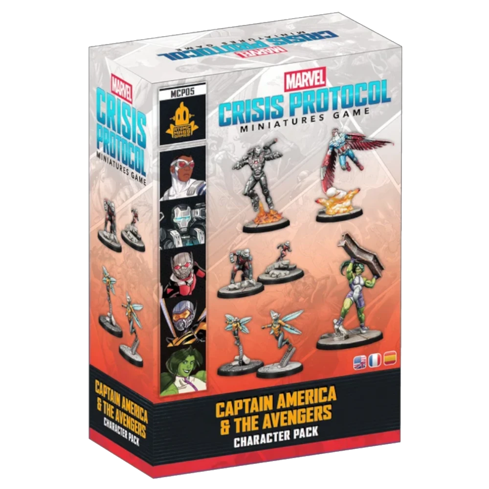 marvel crisis protocol captain america avengers character pack