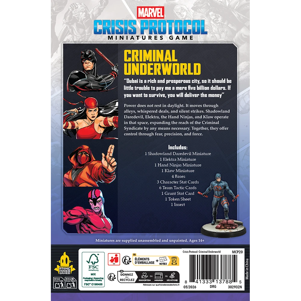 Marvel Crisis Protocol – Criminal Underworld