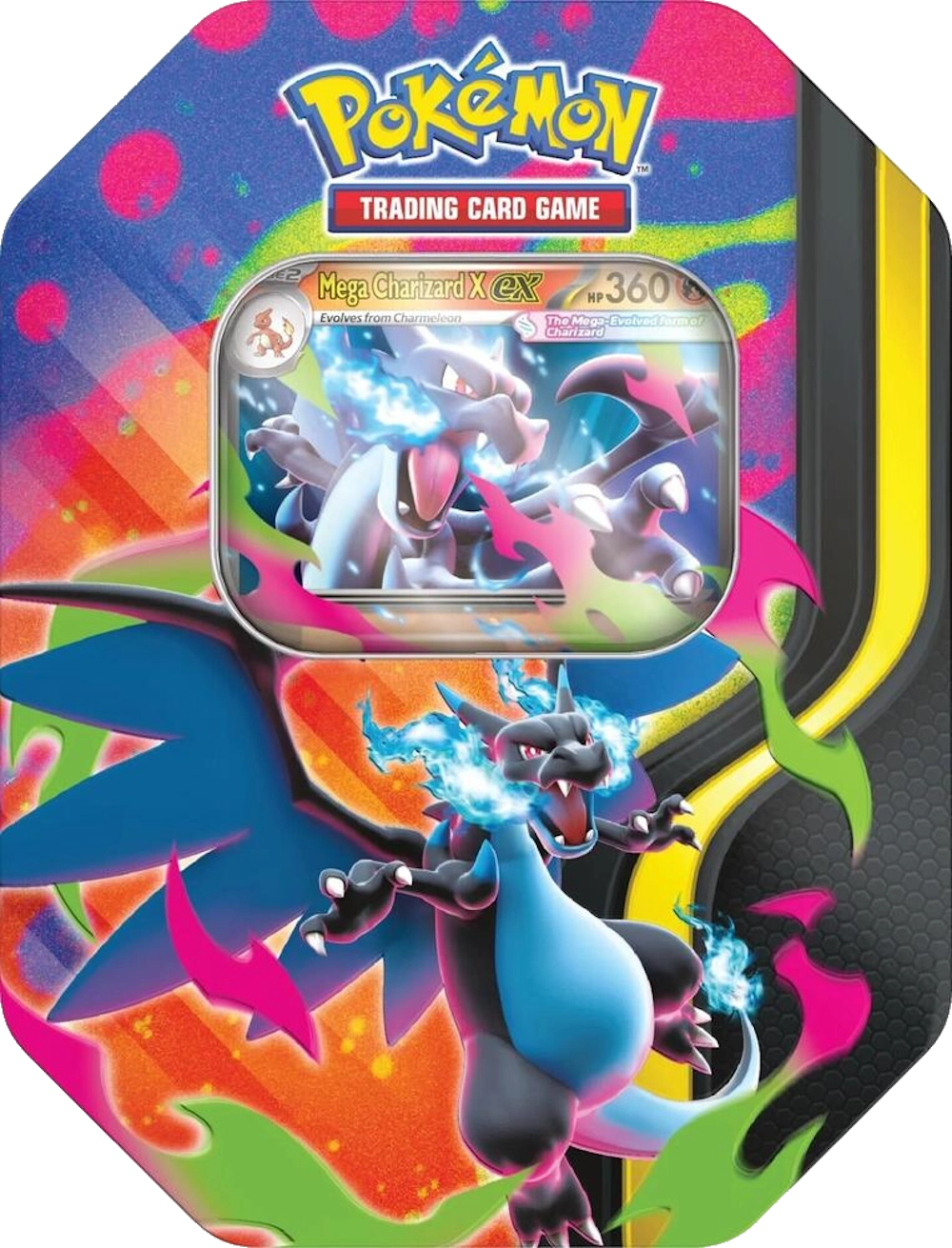 pokemon mega charizard x tin