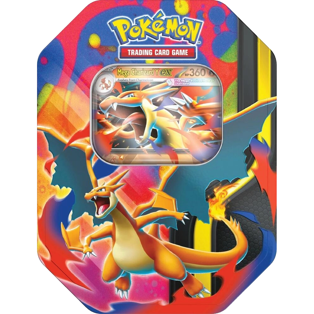 pokemon mega charizard x tin