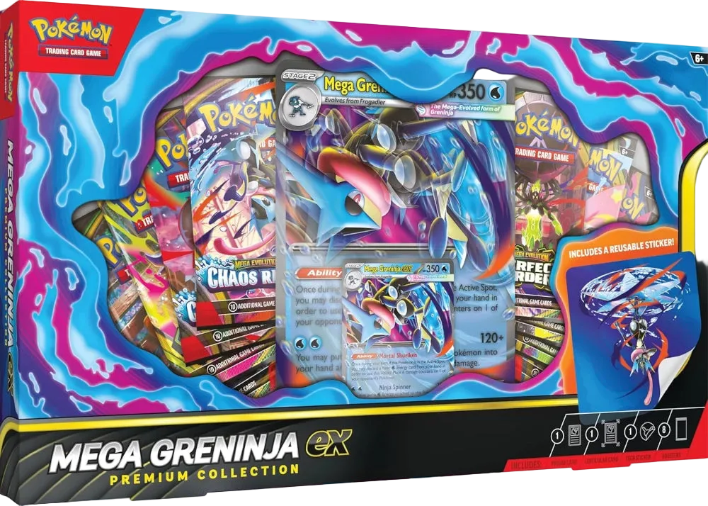 pokemon mega greninja ex premium collection
